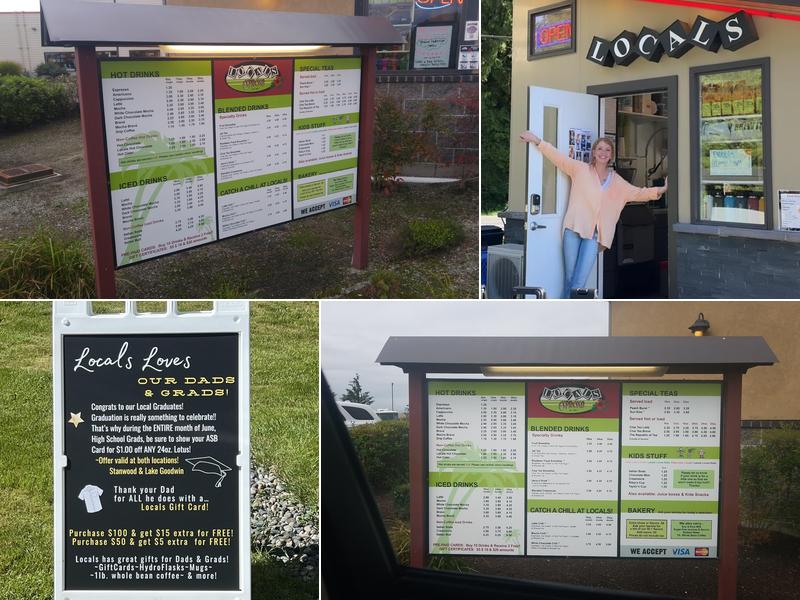 Locals Espresso Menu