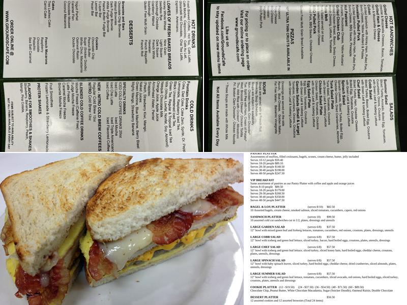 Grounds Bakery & Cafe Menu
