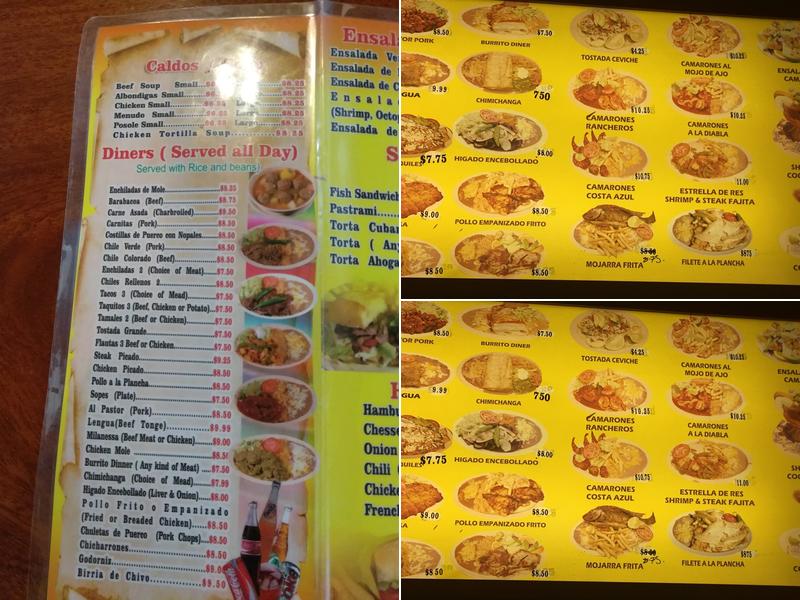 Casa Sanchez 4 Menu
