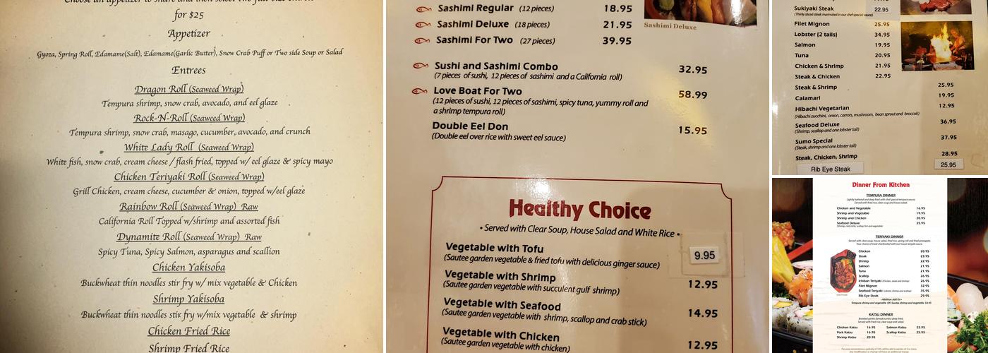 Ichiban Menu