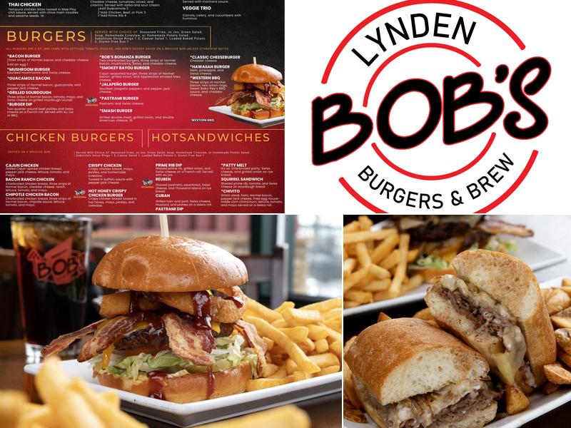 Lynden Bob's Burgers & Brew Menu