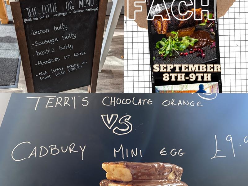 The Old Bakehouse Aberkenfig Menu