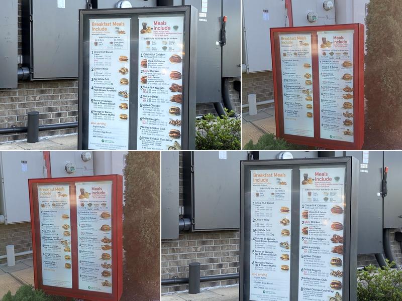 Chick-fil-A Menu
