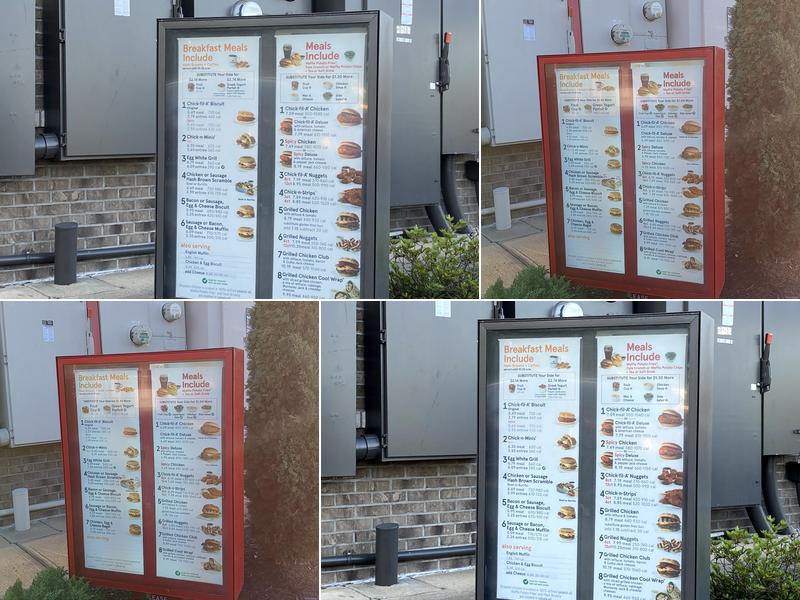 Chick-fil-A Menu