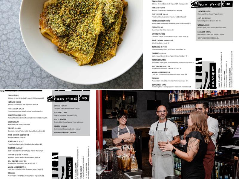 Rooster & the Till Menu