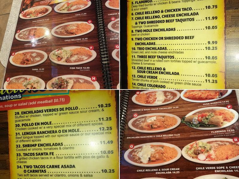 Mariscos Las Brisas Menu
