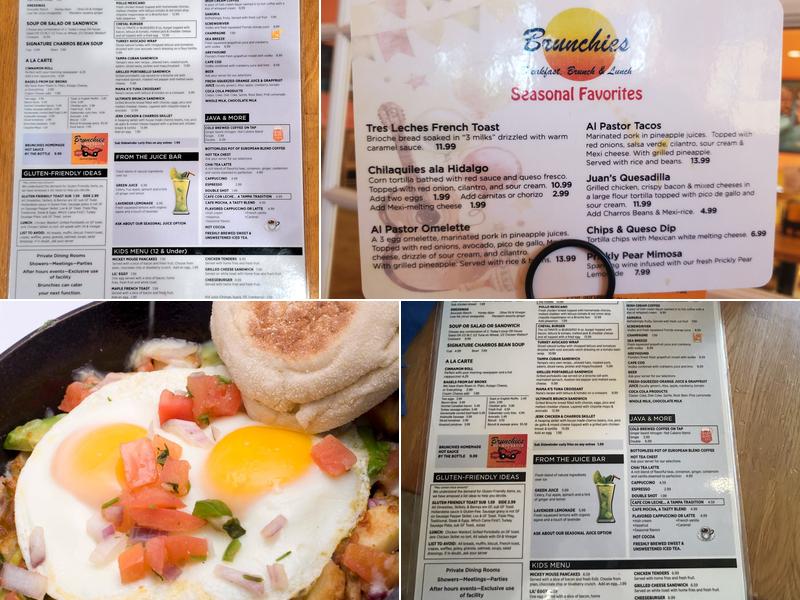 Brunchies Breakfast, Brunch & Lunch Menu