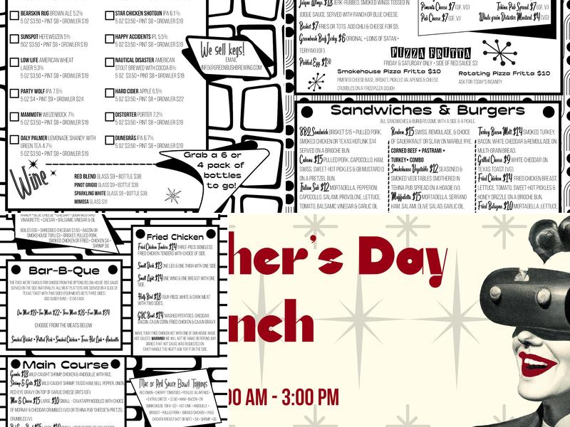 Greenbush Brewing Co. Menu