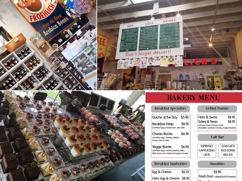 Froehlich's Bakery Menu