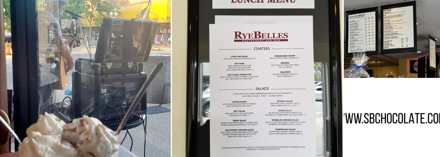 Chocolate Cafe Menu