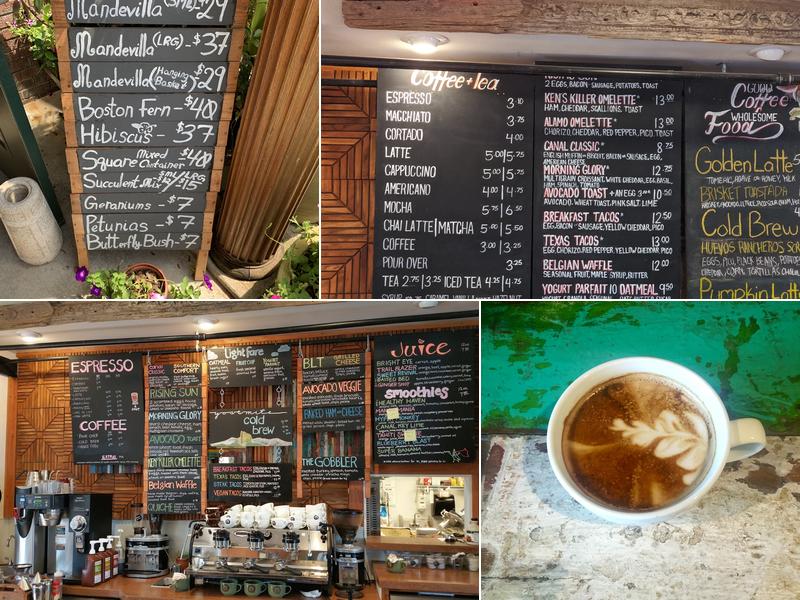 Clifford's Coffee Canal Menu