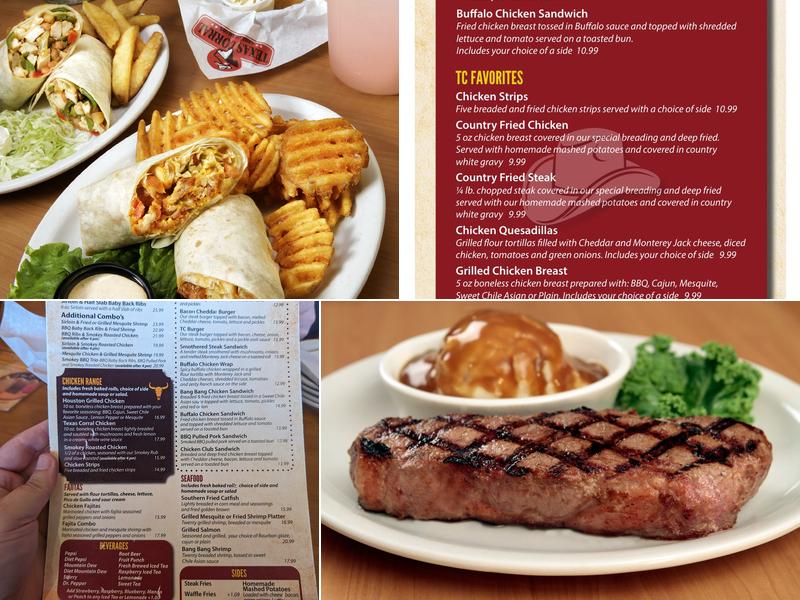 Texas Corral Menu