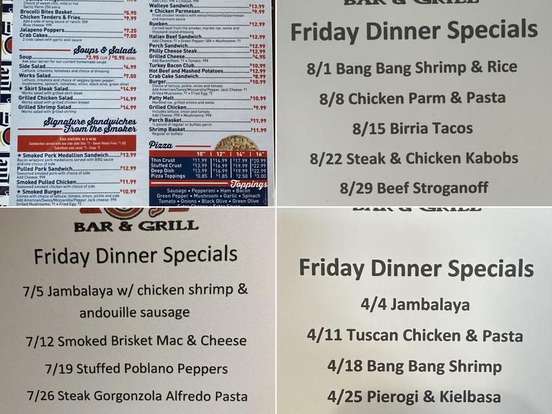 Danny O's Bar & Grill Menu