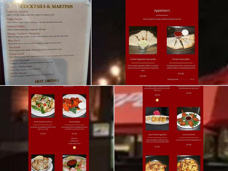 Hectors Fine Food & Spirits Menu