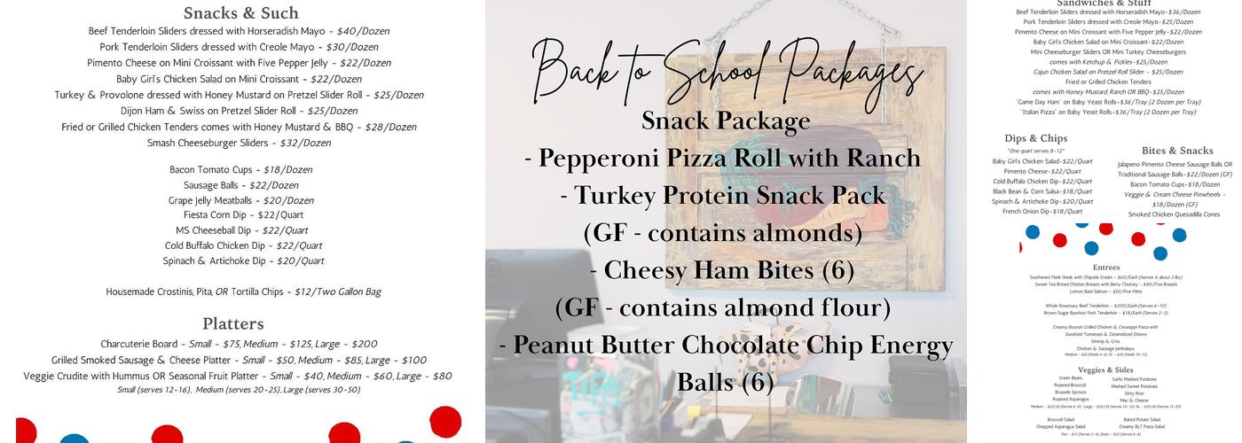 My Michelle's | Catering ~ Grab & Go ~ Delivery Menu