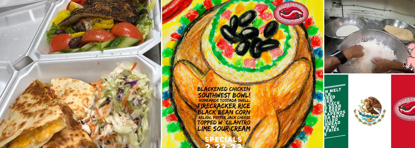 G Peppers Grill & Tavern Menu