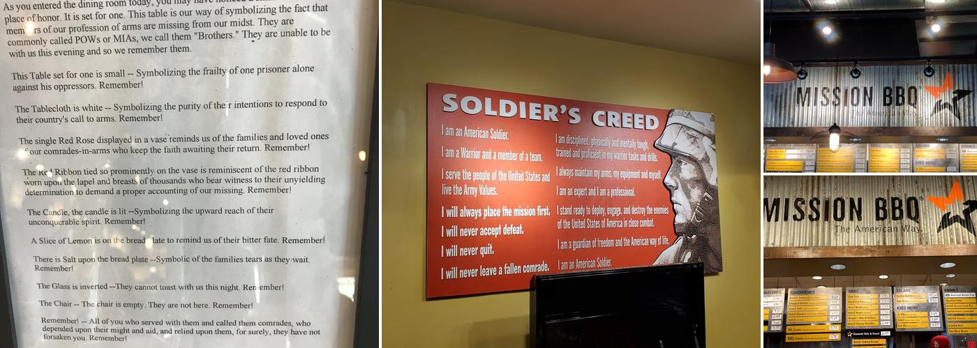 MISSION BBQ Menu