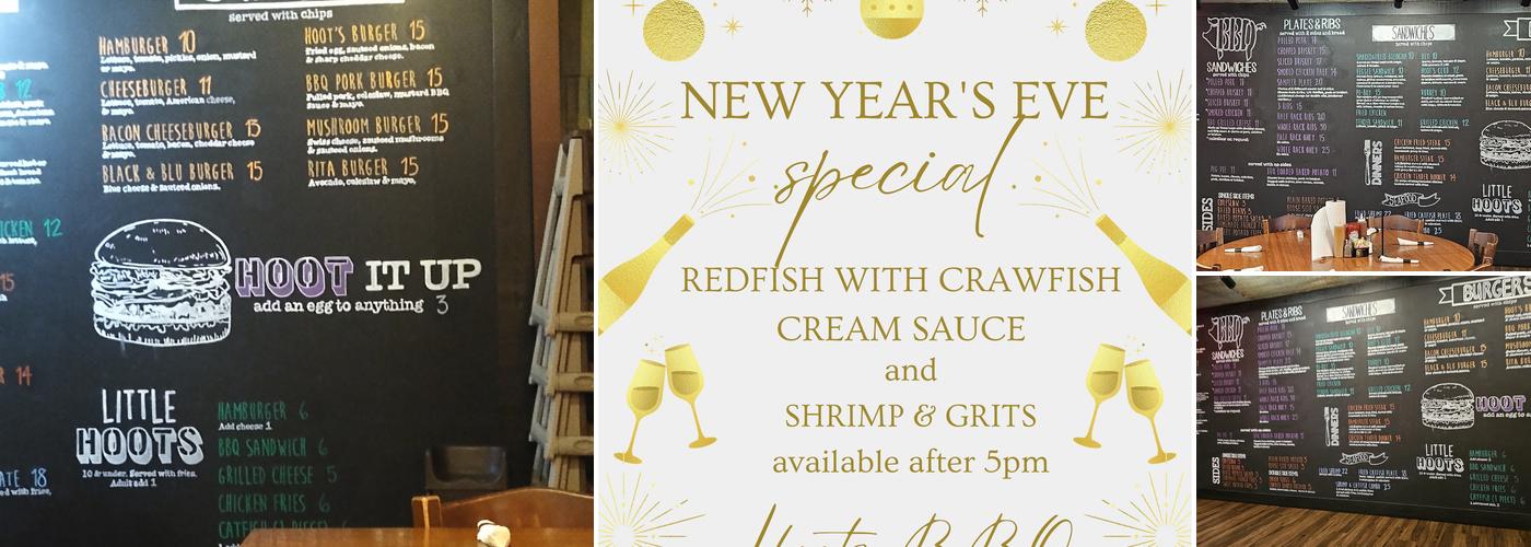 Hoots BBQ & Steaks Menu