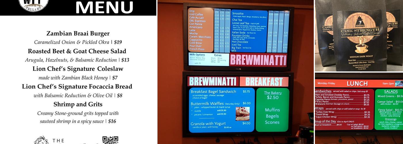 Brewminatti Menu