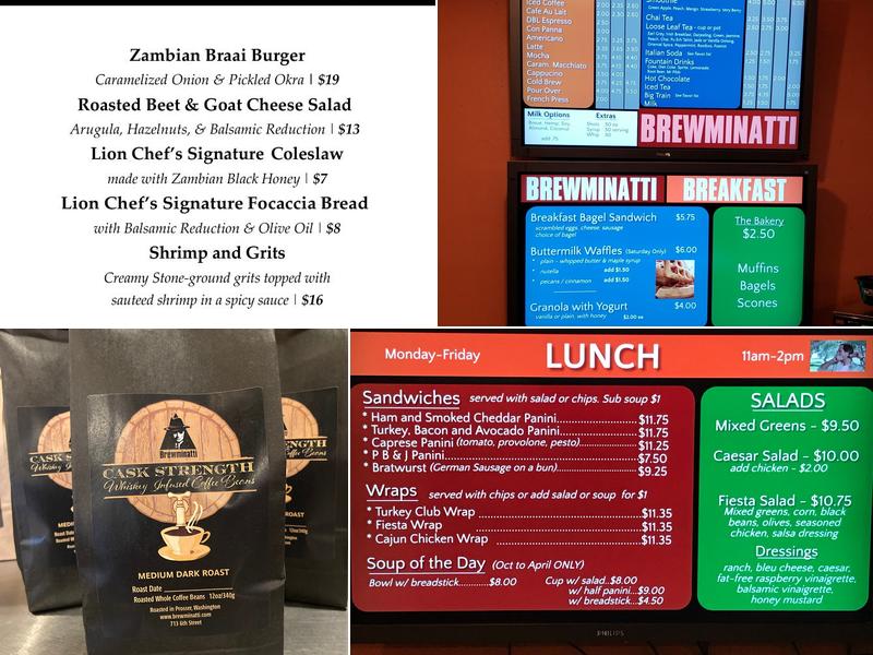Brewminatti Menu