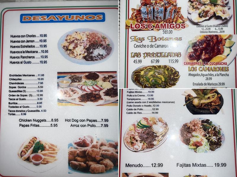 El Faro Menu