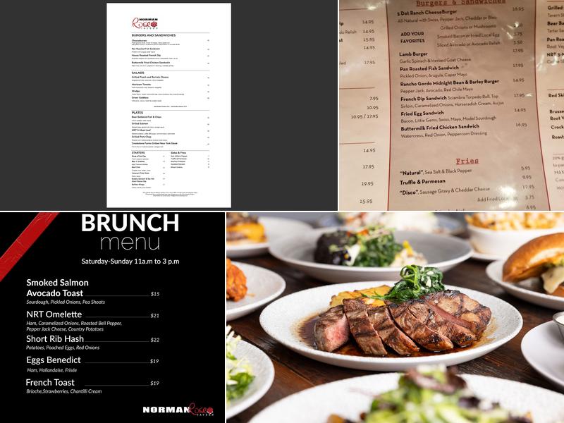 Norman Rose Tavern Menu