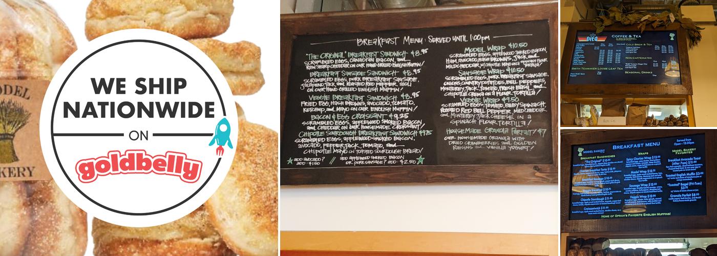 Model Bakery Menu