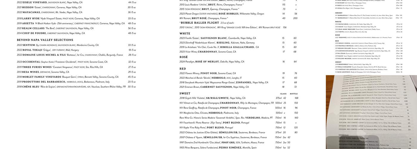 Torc Menu