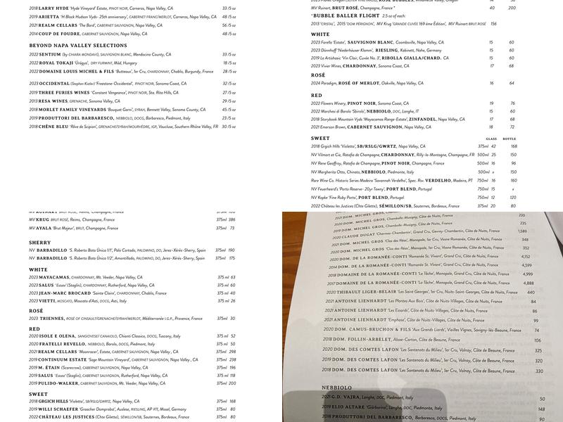 Torc Menu