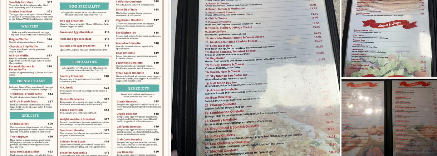 Sky Kitchen Menu