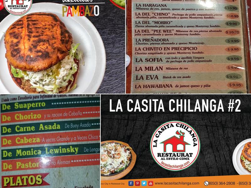 La Casita Chilanga Menu