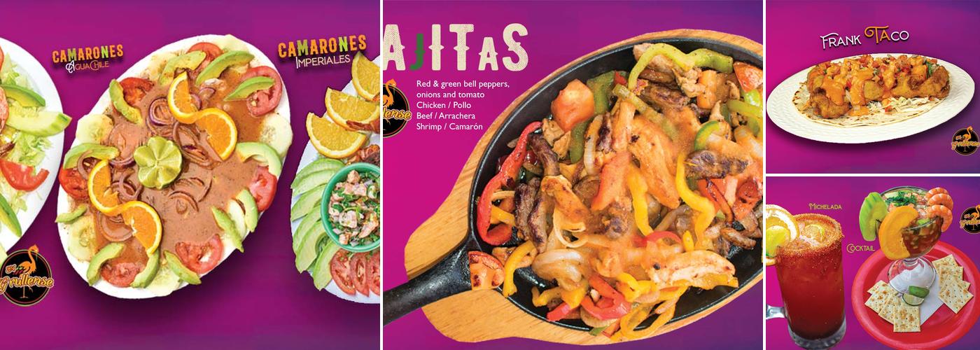 El Grullense Grill and Seafood Menu