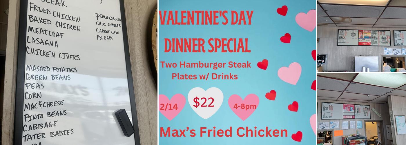 Max's Fried Chicken Menu