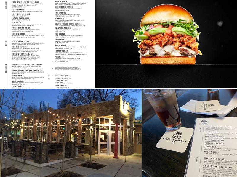 Bulldog Burger Company Starkville Menu