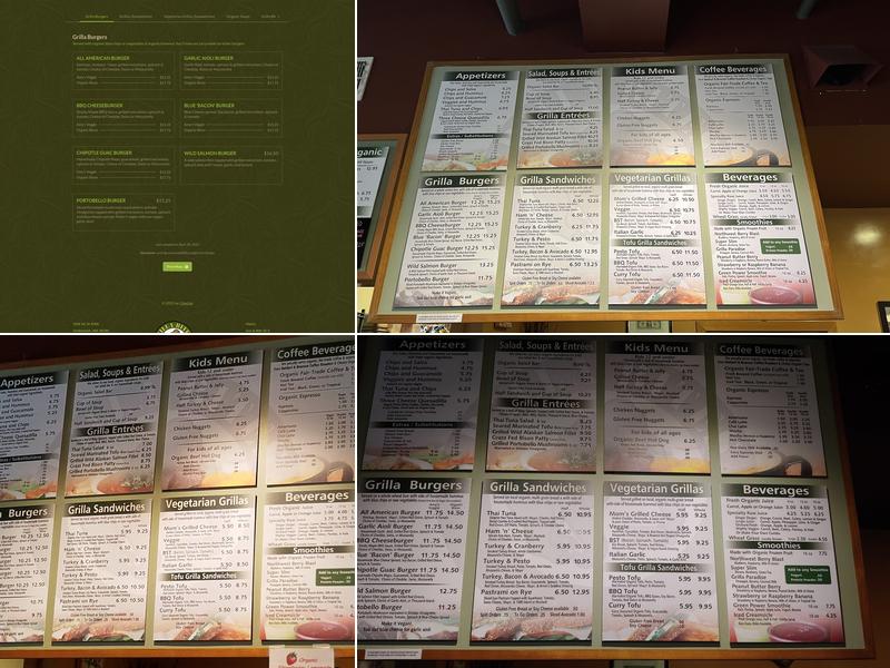 Grilla Bites Menu