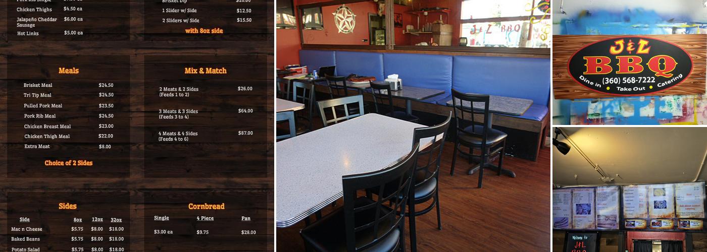 J and L BBQ Menu
