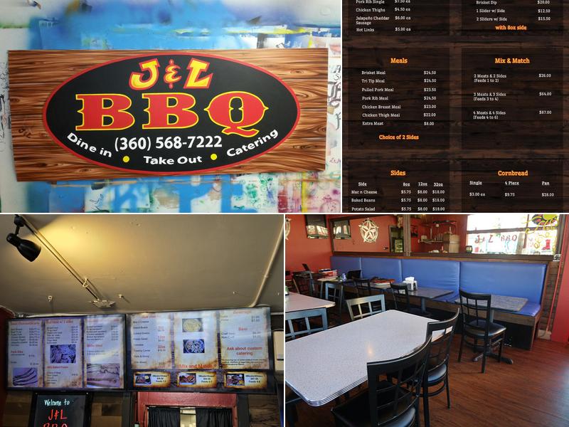 J and L BBQ Menu