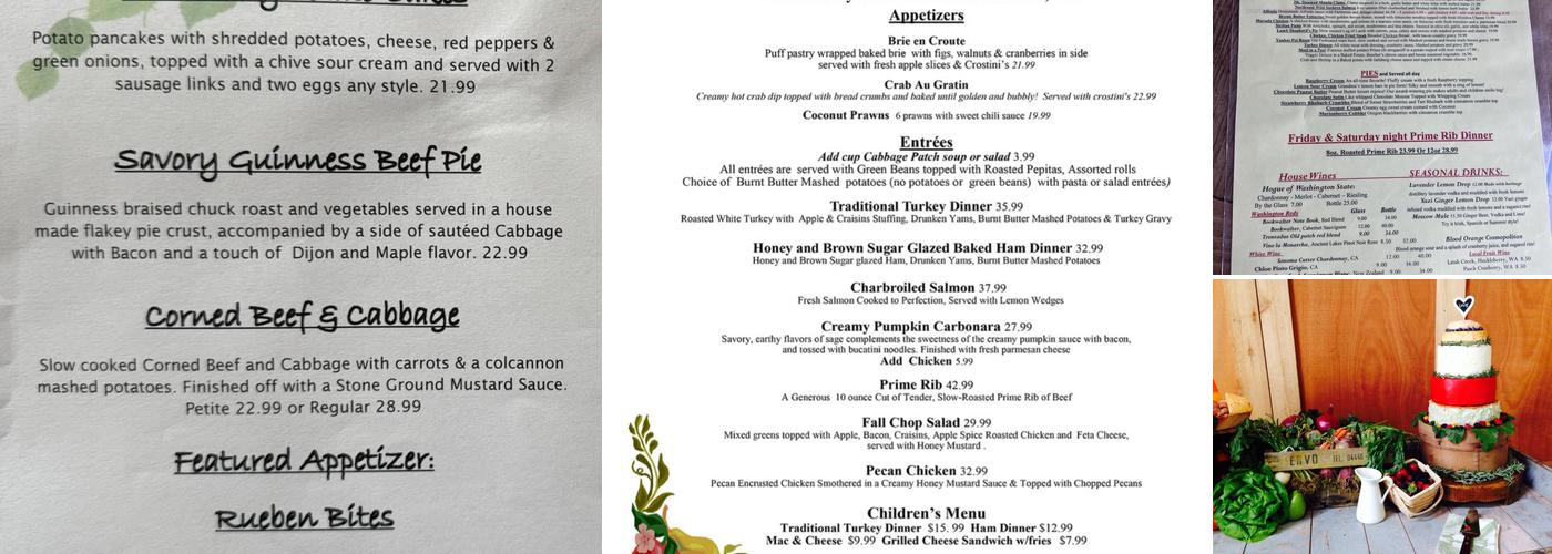 Cabbage Patch Menu