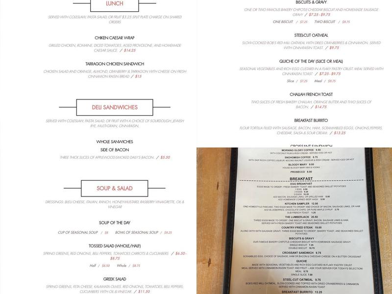 First & Union Kitchen Menu