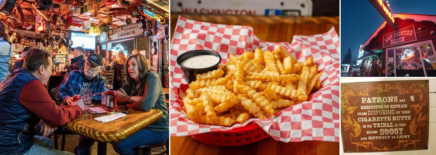 Last Frontier Saloon Menu