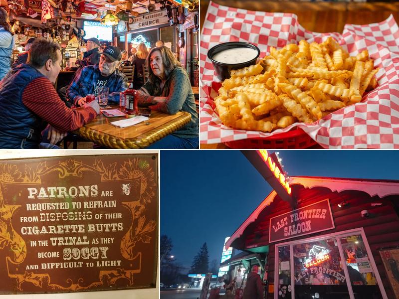 Last Frontier Saloon Menu