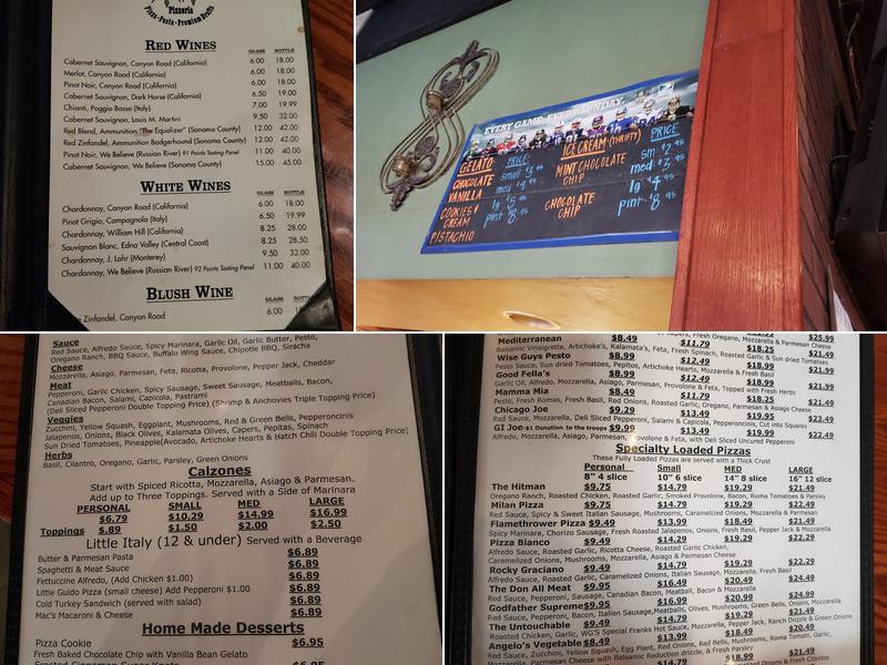 Wise Guys Pizzeria Menu