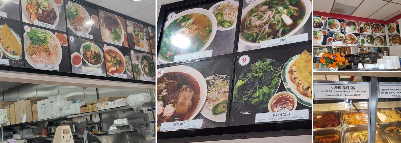 Kim Huong Vietnamese and Chinese Restaurant Menu
