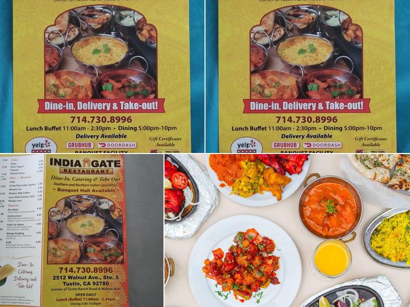 India Gate Restaurant Menu
