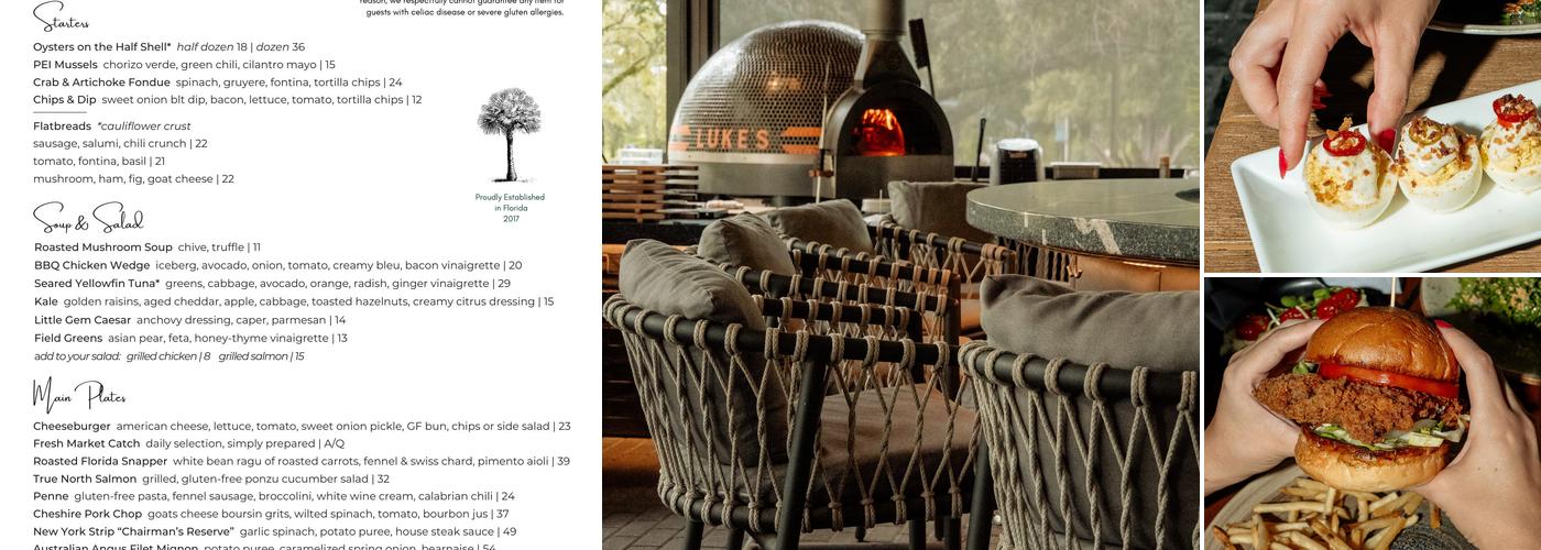 Luke's Kitchen and Bar Menu