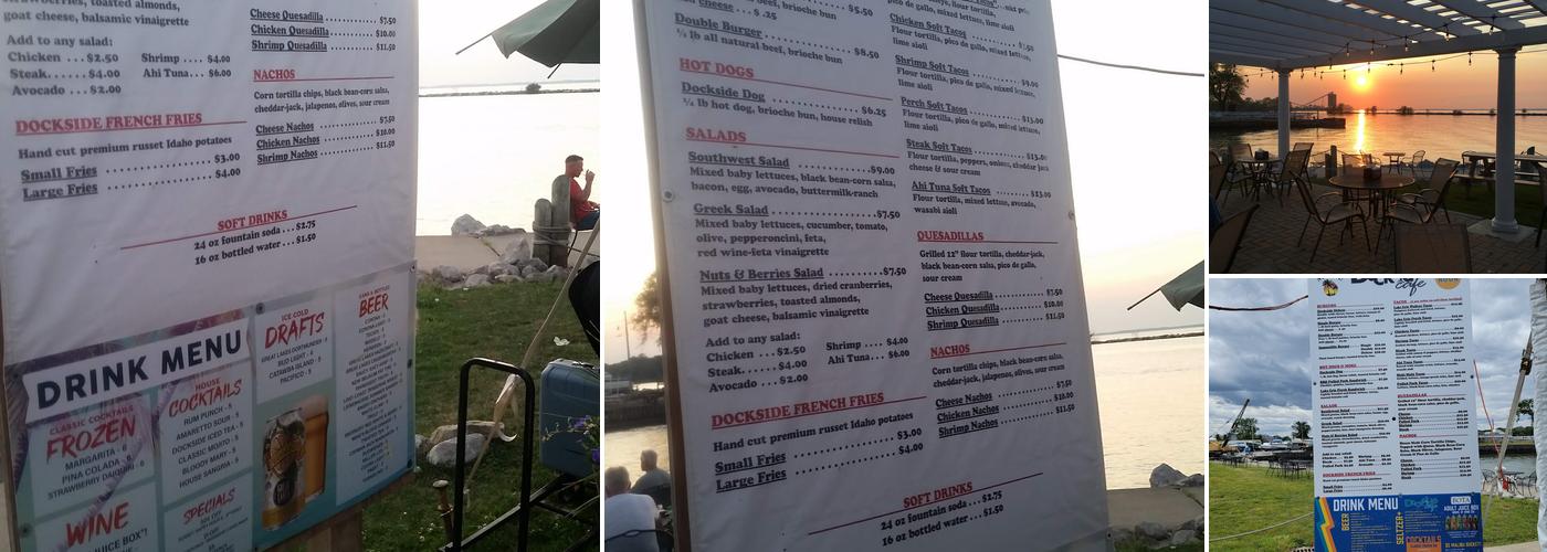 Dockside Cafe Menu