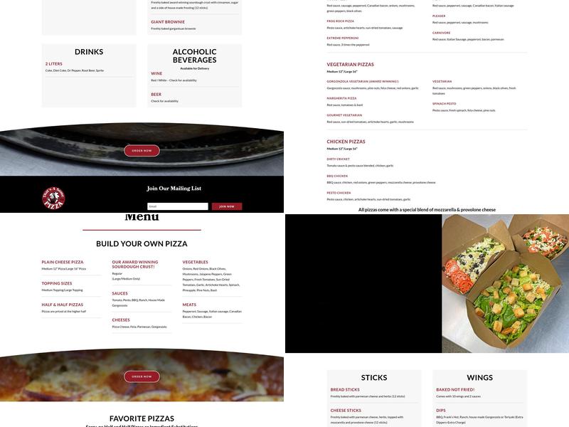 That's A Some Pizza Menu
