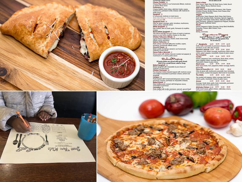 Sopranos Pizza & Pasta Menu