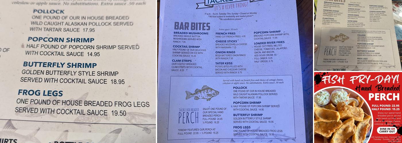 Tackle Box 2 Menu