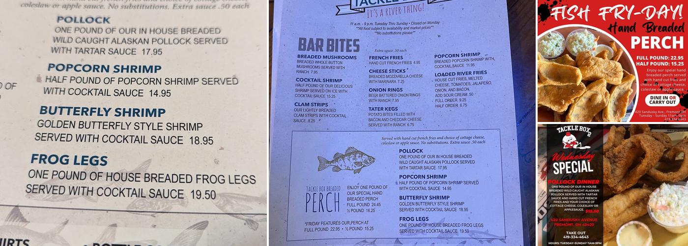 Tackle Box 2 Menu